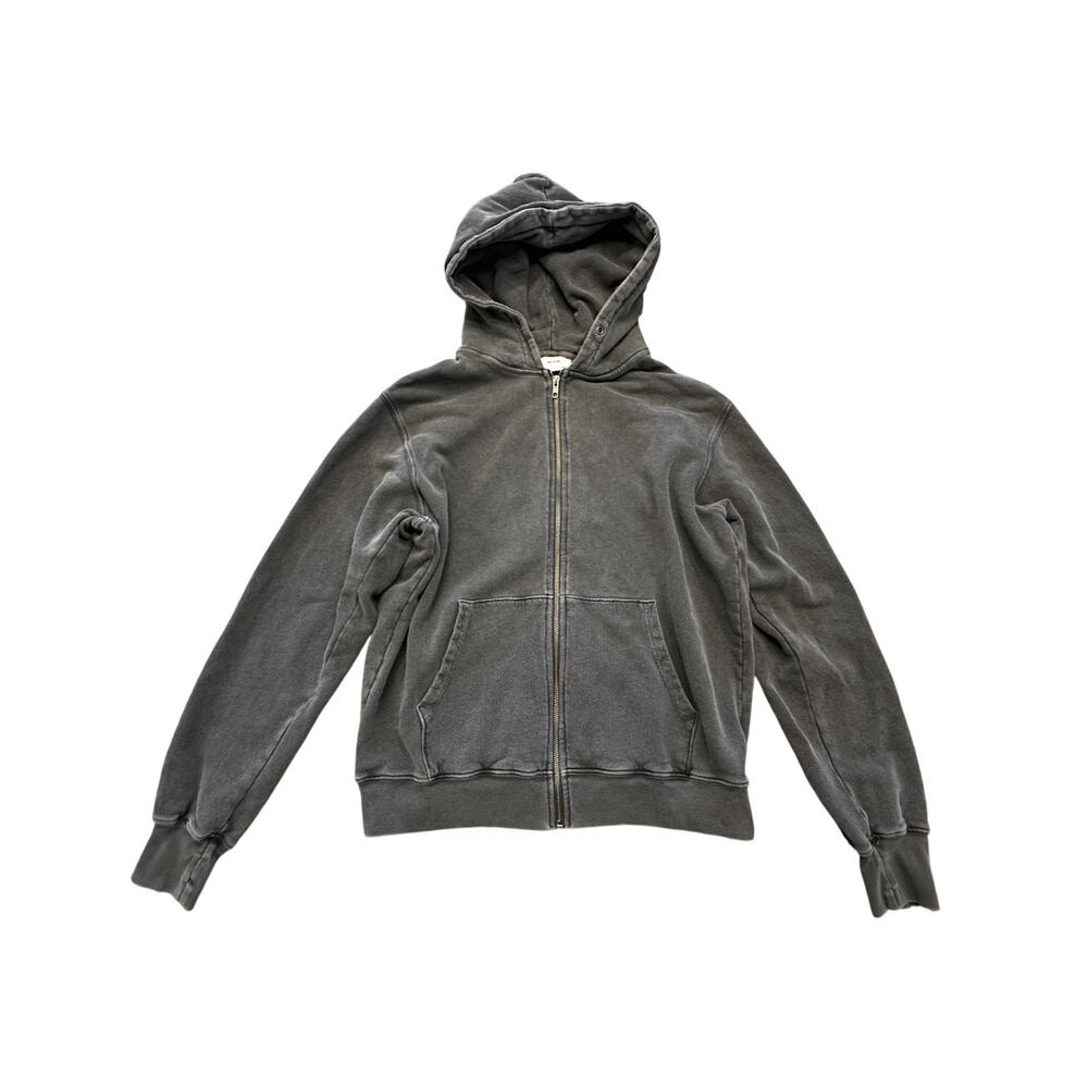 Joah Brown Empire Oversized Full Zip Hoodie Sweatshirt One Size Charcoal - Picture 2 of 4